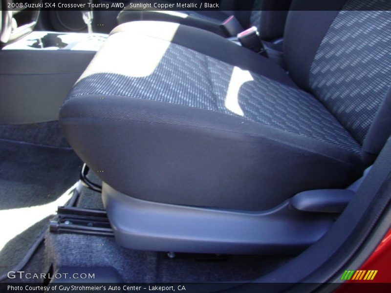Sunlight Copper Metallic / Black 2008 Suzuki SX4 Crossover Touring AWD