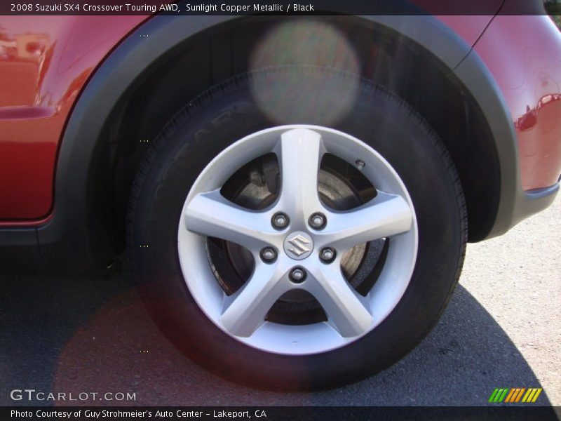 Sunlight Copper Metallic / Black 2008 Suzuki SX4 Crossover Touring AWD