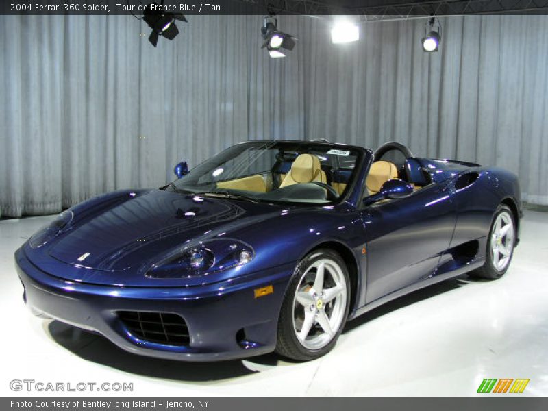 Tour de France Blue / Tan 2004 Ferrari 360 Spider