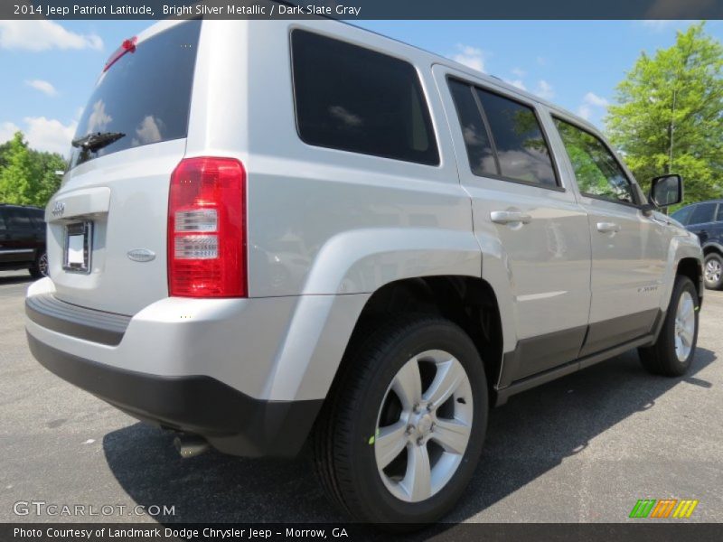 Bright Silver Metallic / Dark Slate Gray 2014 Jeep Patriot Latitude