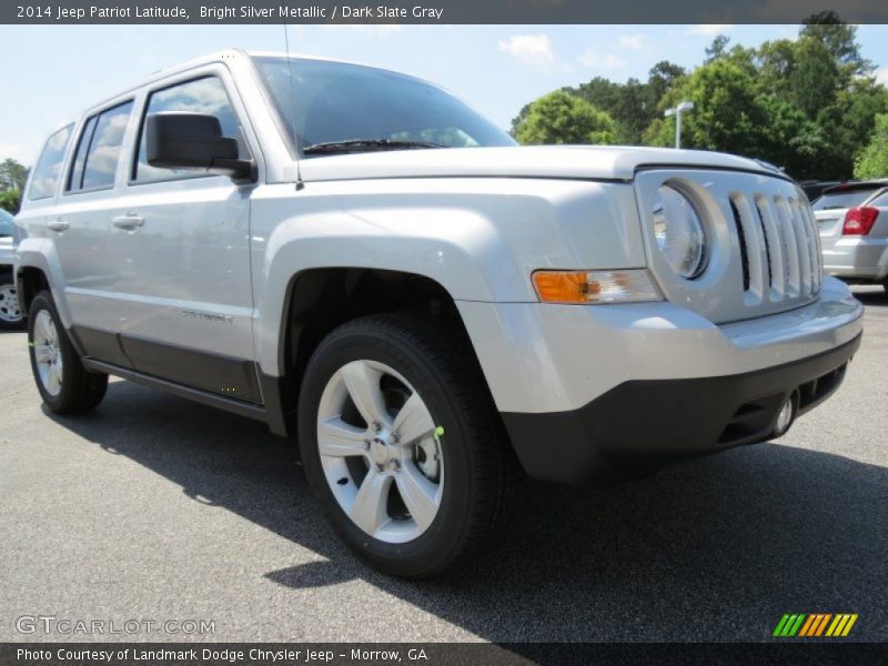 Bright Silver Metallic / Dark Slate Gray 2014 Jeep Patriot Latitude