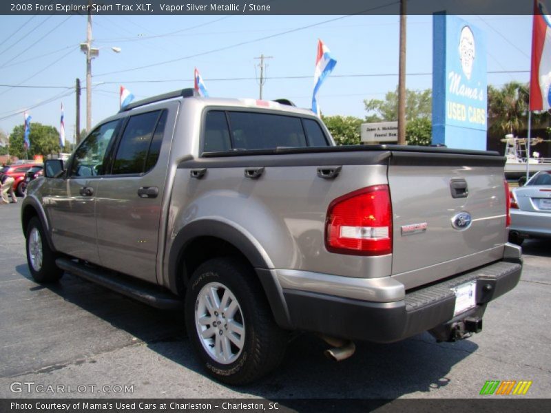 Vapor Silver Metallic / Stone 2008 Ford Explorer Sport Trac XLT