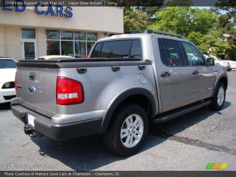 Vapor Silver Metallic / Stone 2008 Ford Explorer Sport Trac XLT