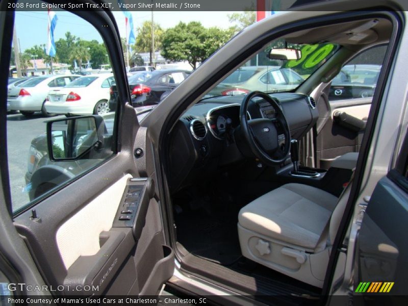 Vapor Silver Metallic / Stone 2008 Ford Explorer Sport Trac XLT