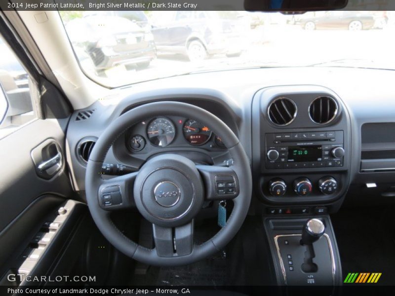 Bright Silver Metallic / Dark Slate Gray 2014 Jeep Patriot Latitude