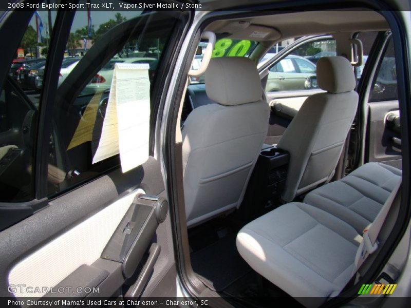 Vapor Silver Metallic / Stone 2008 Ford Explorer Sport Trac XLT