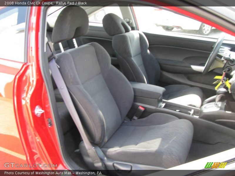 Rallye Red / Black 2008 Honda Civic EX Coupe