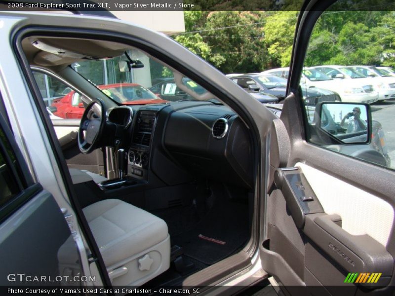 Vapor Silver Metallic / Stone 2008 Ford Explorer Sport Trac XLT
