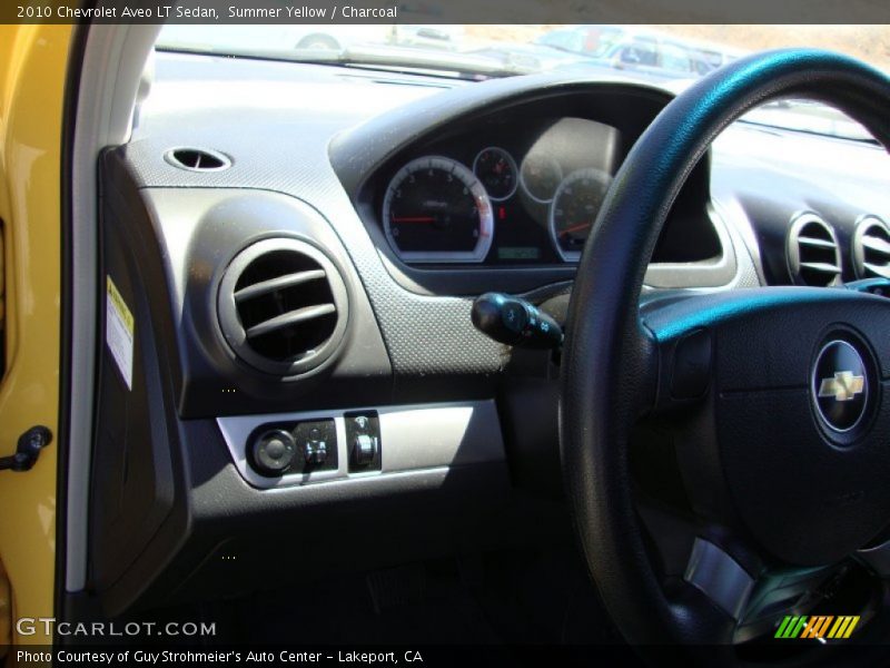 Summer Yellow / Charcoal 2010 Chevrolet Aveo LT Sedan