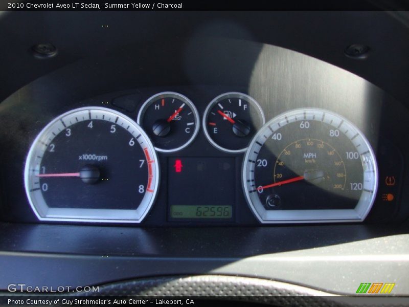 Summer Yellow / Charcoal 2010 Chevrolet Aveo LT Sedan