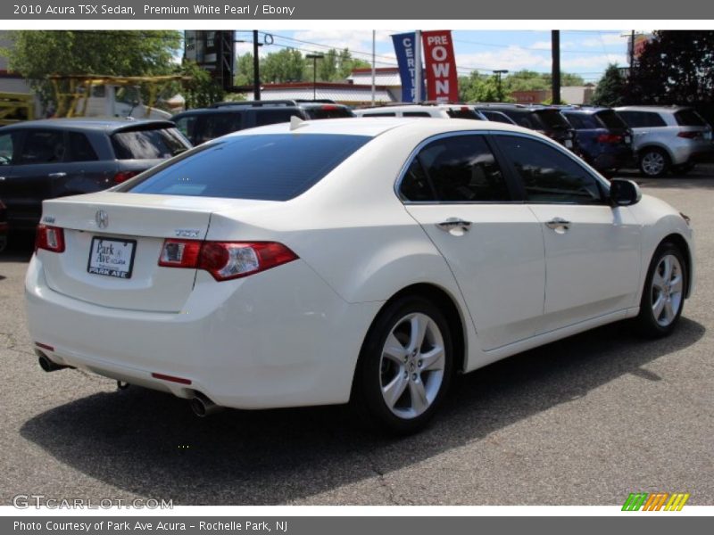 Premium White Pearl / Ebony 2010 Acura TSX Sedan
