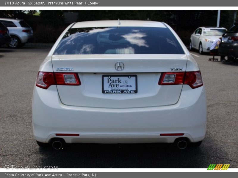 Premium White Pearl / Ebony 2010 Acura TSX Sedan