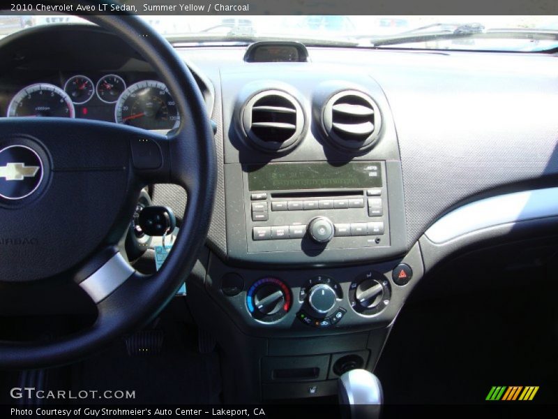 Summer Yellow / Charcoal 2010 Chevrolet Aveo LT Sedan