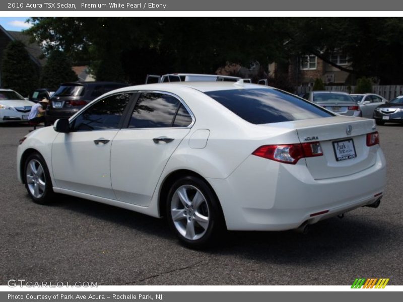Premium White Pearl / Ebony 2010 Acura TSX Sedan