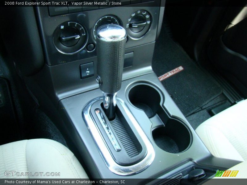 Vapor Silver Metallic / Stone 2008 Ford Explorer Sport Trac XLT