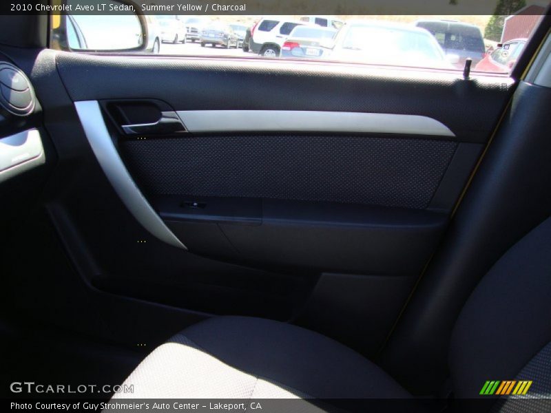 Summer Yellow / Charcoal 2010 Chevrolet Aveo LT Sedan