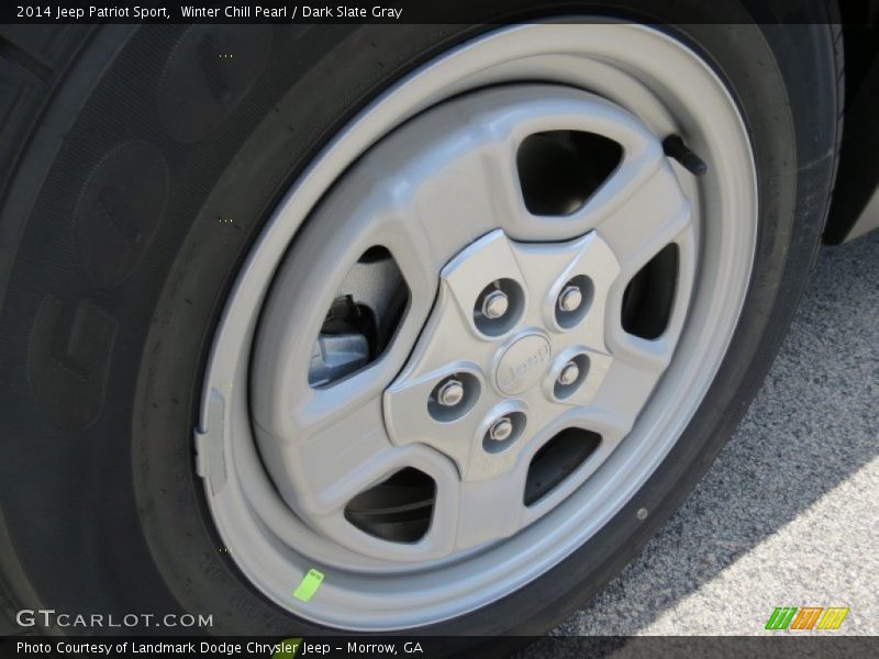 Winter Chill Pearl / Dark Slate Gray 2014 Jeep Patriot Sport