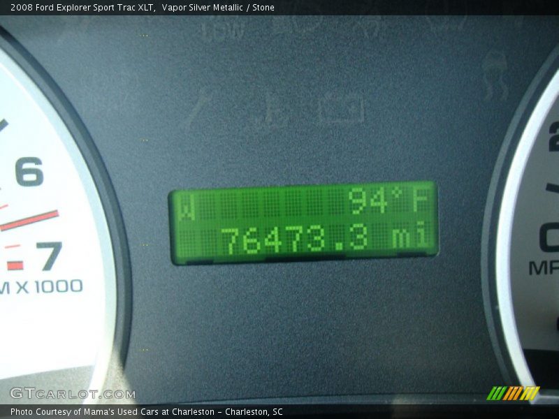 Vapor Silver Metallic / Stone 2008 Ford Explorer Sport Trac XLT
