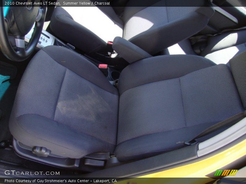Summer Yellow / Charcoal 2010 Chevrolet Aveo LT Sedan