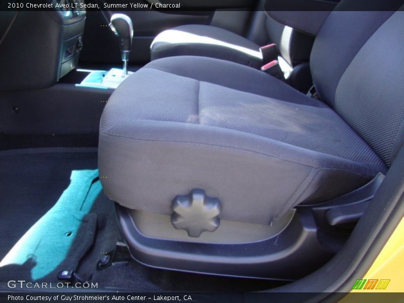 Summer Yellow / Charcoal 2010 Chevrolet Aveo LT Sedan
