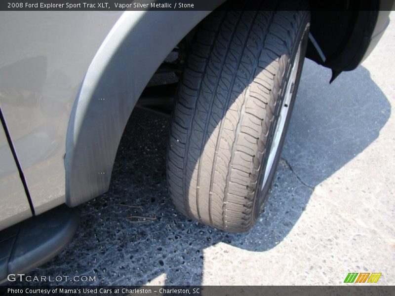 Vapor Silver Metallic / Stone 2008 Ford Explorer Sport Trac XLT