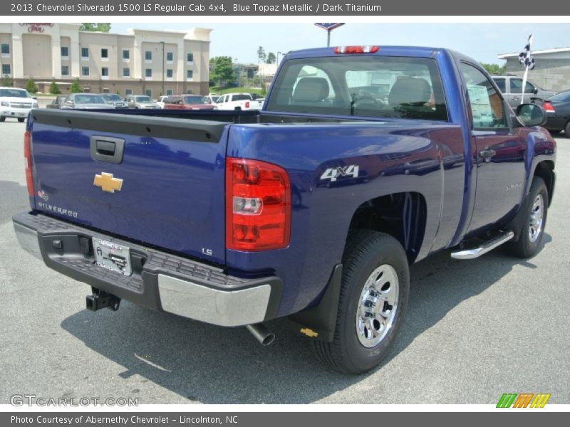 Blue Topaz Metallic / Dark Titanium 2013 Chevrolet Silverado 1500 LS Regular Cab 4x4