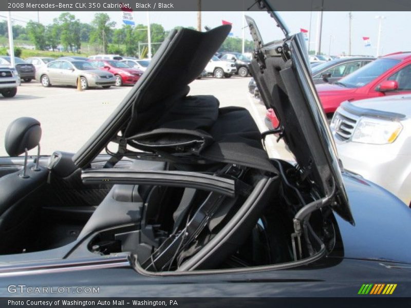 Black / Black 2008 Mercedes-Benz CLK 350 Cabriolet