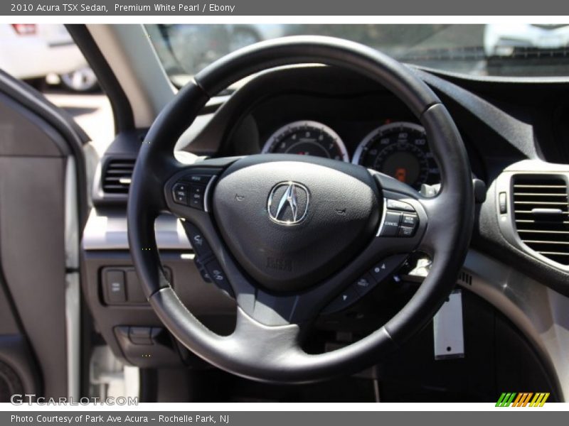 Premium White Pearl / Ebony 2010 Acura TSX Sedan