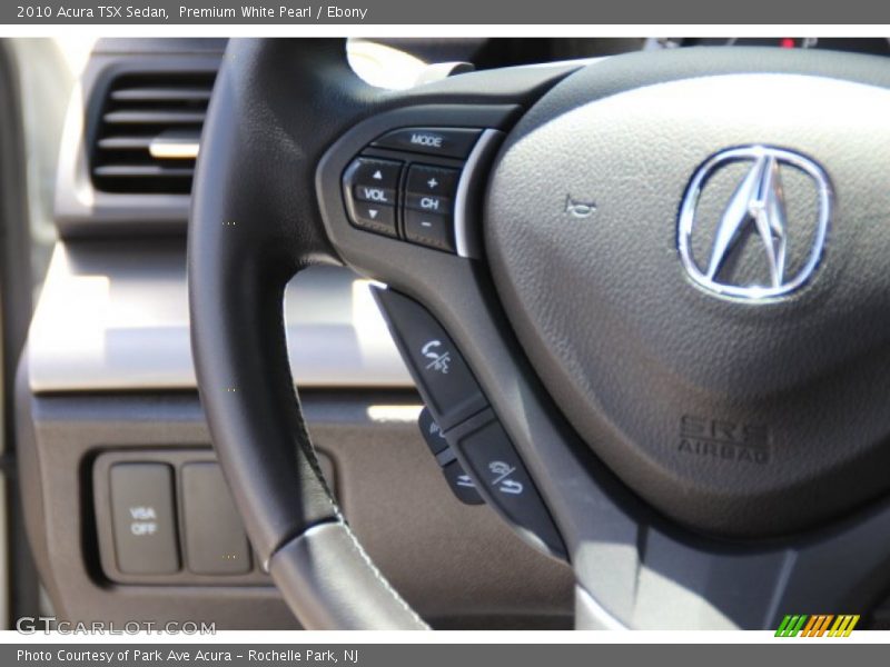 Premium White Pearl / Ebony 2010 Acura TSX Sedan