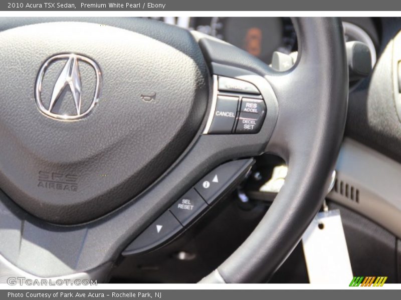 Premium White Pearl / Ebony 2010 Acura TSX Sedan