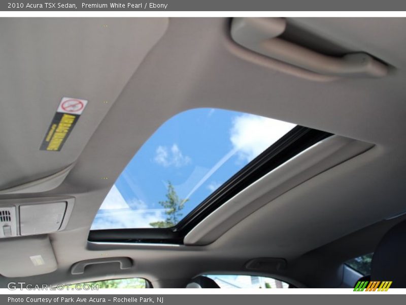 Premium White Pearl / Ebony 2010 Acura TSX Sedan