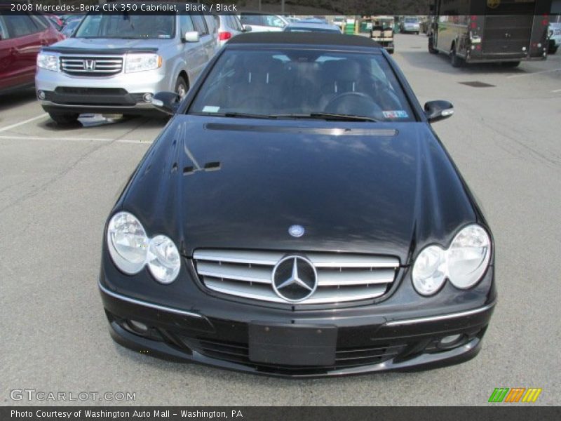 Black / Black 2008 Mercedes-Benz CLK 350 Cabriolet