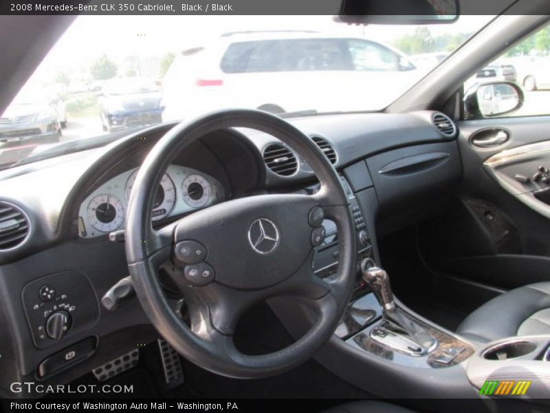 Black / Black 2008 Mercedes-Benz CLK 350 Cabriolet