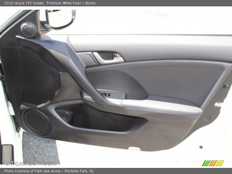 Premium White Pearl / Ebony 2010 Acura TSX Sedan