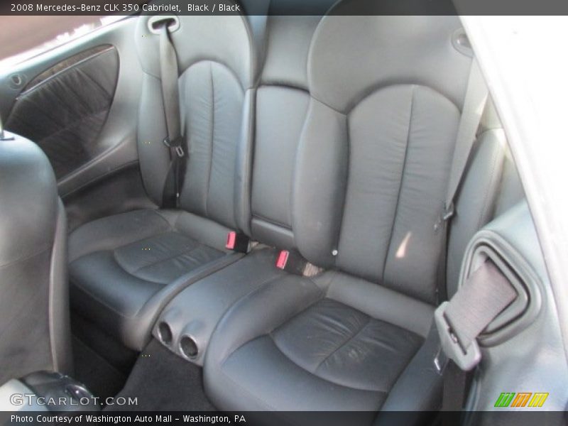 Black / Black 2008 Mercedes-Benz CLK 350 Cabriolet