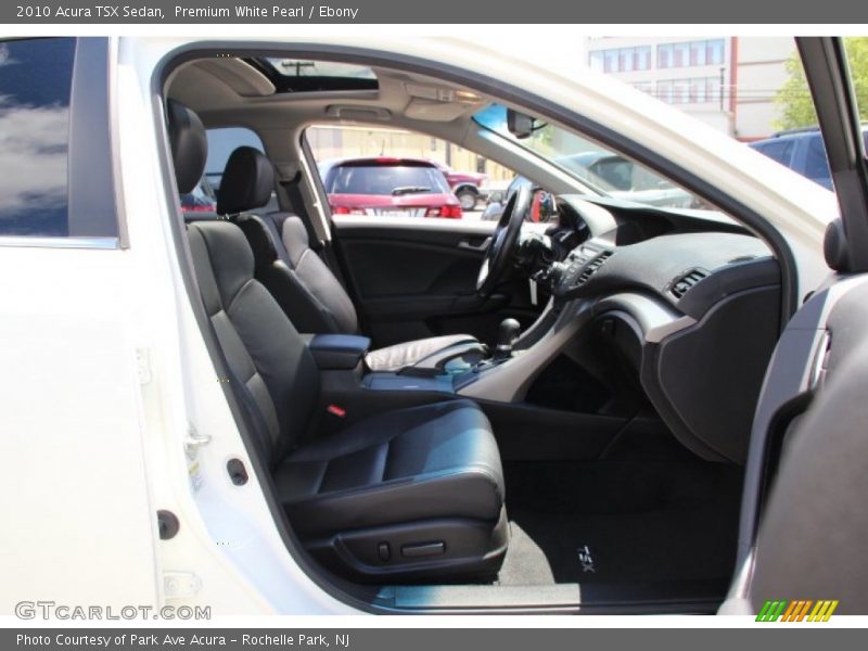 Premium White Pearl / Ebony 2010 Acura TSX Sedan