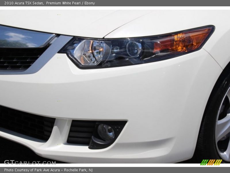 Premium White Pearl / Ebony 2010 Acura TSX Sedan