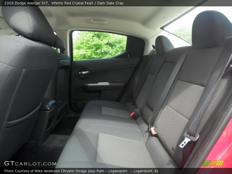Inferno Red Crystal Pearl / Dark Slate Gray 2009 Dodge Avenger SXT