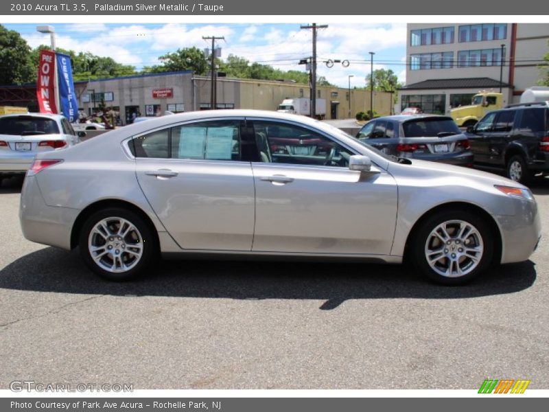 Palladium Silver Metallic / Taupe 2010 Acura TL 3.5