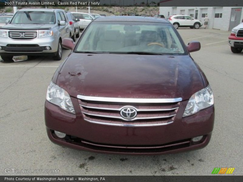 Cassis Red Pearl / Ivory 2007 Toyota Avalon Limited