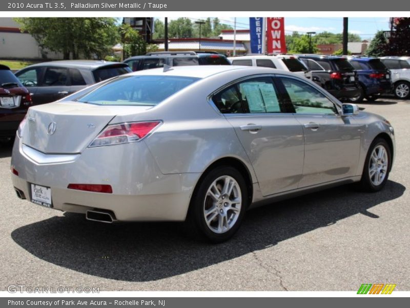 Palladium Silver Metallic / Taupe 2010 Acura TL 3.5