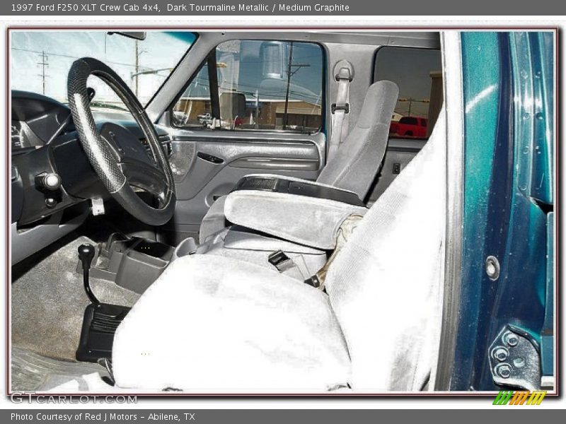 1997 F250 XLT Crew Cab 4x4 Medium Graphite Interior