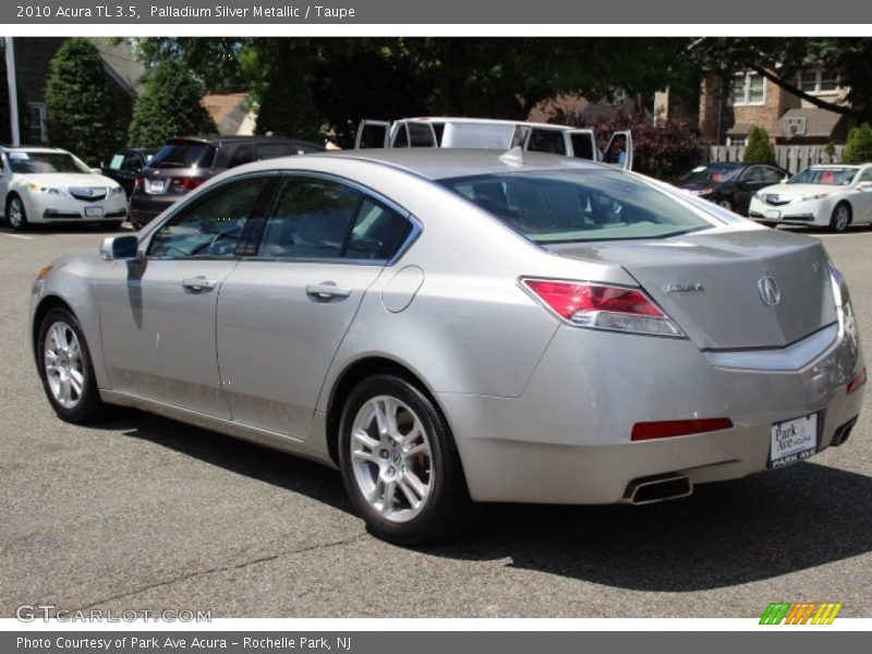 Palladium Silver Metallic / Taupe 2010 Acura TL 3.5