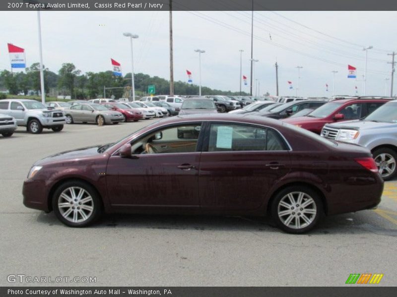 Cassis Red Pearl / Ivory 2007 Toyota Avalon Limited