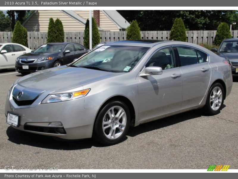 Palladium Silver Metallic / Taupe 2010 Acura TL 3.5