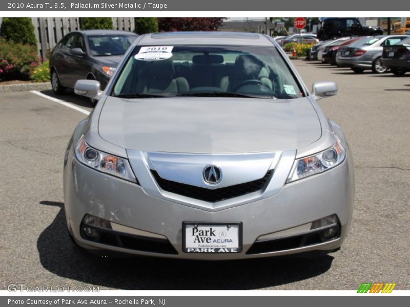 Palladium Silver Metallic / Taupe 2010 Acura TL 3.5