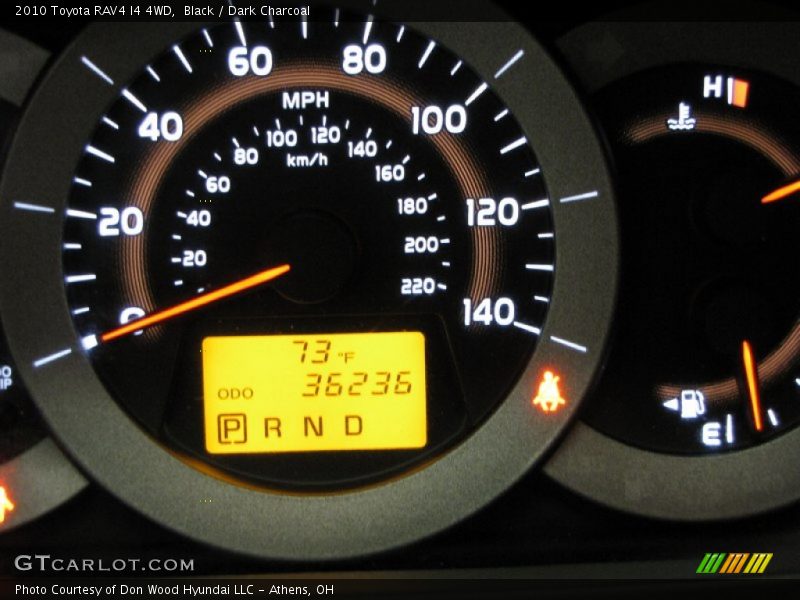 Black / Dark Charcoal 2010 Toyota RAV4 I4 4WD
