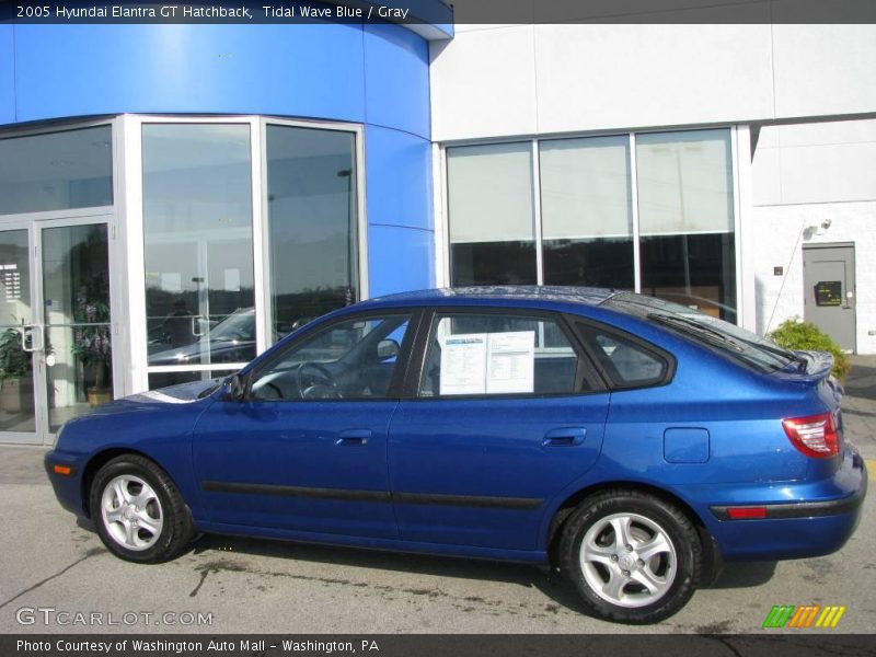 Tidal Wave Blue / Gray 2005 Hyundai Elantra GT Hatchback