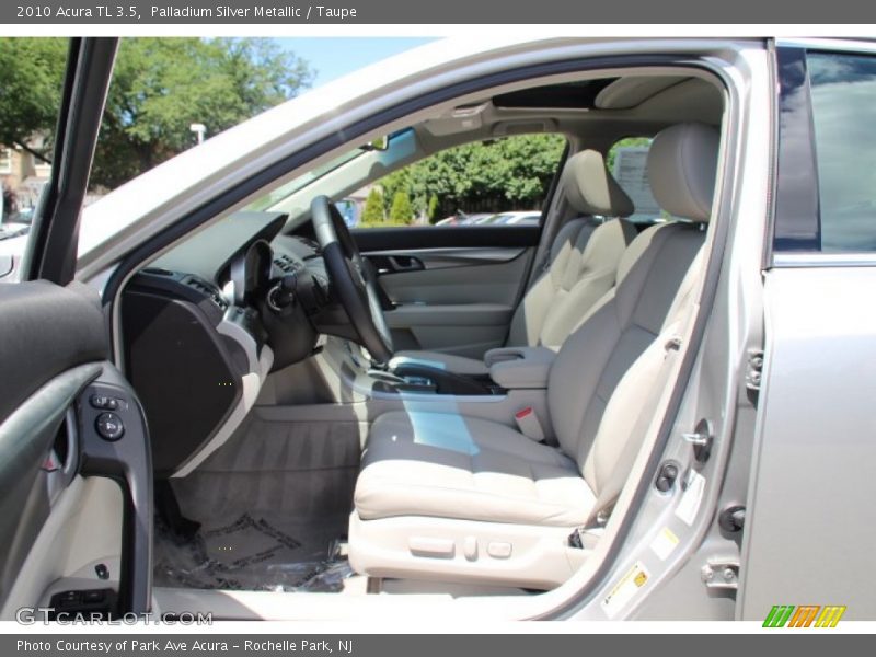 Palladium Silver Metallic / Taupe 2010 Acura TL 3.5
