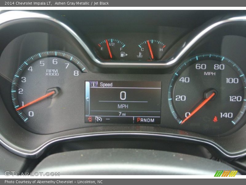 Ashen Gray Metallic / Jet Black 2014 Chevrolet Impala LT